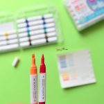 ماژیک رنگ آمیزی اکریلیک 12 رنگ zuixua مدل دو سر به همراه قلم - تصویر 5